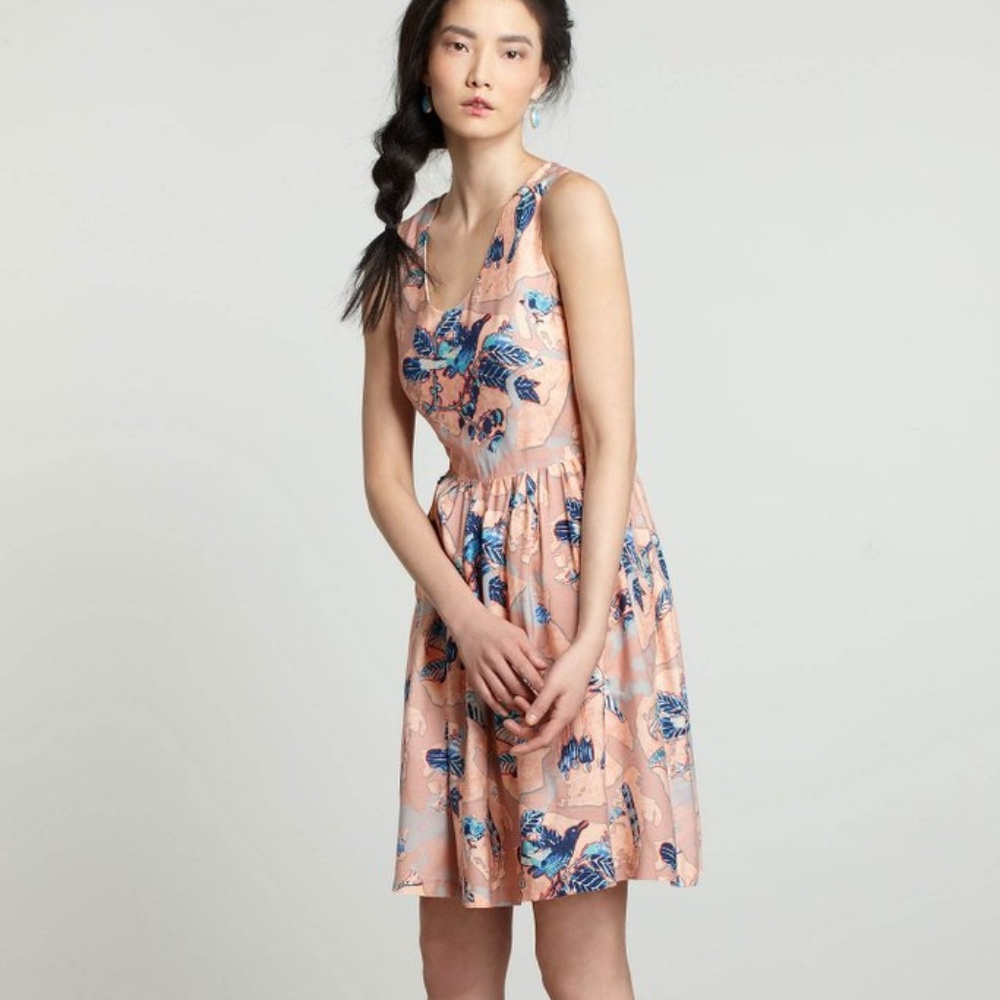 ZOOLOGIST Bird Dress Anthropologie